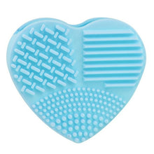Silicone Heart Silicone Egg Cleaning Glove Makeup Washing Brush Scrubber Tool Cleaners Anne GS