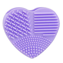 Silicone Heart Silicone Egg Cleaning Glove Makeup Washing Brush Scrubber Tool Cleaners Anne GS
