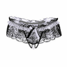 New Hot Underwear Women Sexy Underpanties Lace Pearl Open Crotch Panties Thongs And G Strings Female Low Waist Lingerie G-String GS