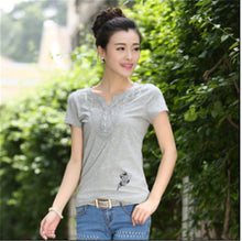 New Summer  Women Korean Style T Shirt Loose Butterfly Print T-Shirt Fashion Short Sleeve Plus Size Top 71647 GS
