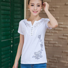 New Summer  Women Korean Style T Shirt Loose Butterfly Print T-Shirt Fashion Short Sleeve Plus Size Top 71647 GS