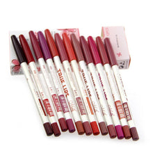 12pcs/Set Waterproof Lip Liner Pencil Long Lasting Lipliner Makeup Tools Easy to draw a delicate thin line Anne GS