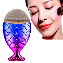 Fish Scale Makeup Brush Fishtail Bottom Brush Powder Blush Makeup Cosmetic Brushes Tool pinceis maquiagem Anne GS