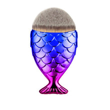 Fish Scale Makeup Brush Fishtail Bottom Brush Powder Blush Makeup Cosmetic Brushes Tool pinceis maquiagem Anne GS