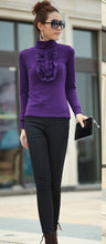 New Turtleneck Ruffles Knitted Pullover Plus Size Casual Slim Pullover For Women  Autumn Winter sweater S-4XL 9678 GS