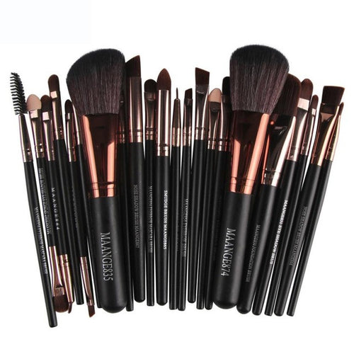 Women 22pc Cosmetic Makeup Brush Blusher Eye Shadow Brushes Set Kit primer maquiagem Anne GS