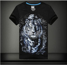 Plus Size S-6 XL Fashion Men Print T-shirt Personality 3D Animal Print Men T Shirt Short Sleeve Male Casual Tee Tops 71183 GS