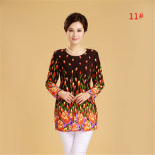 Plus Size XL-5XL Women T Shirt Fashion Flowers Print Long Sleeve T-shirt  New T Shirts Female Loose Casual Tops Tide 31669 GS