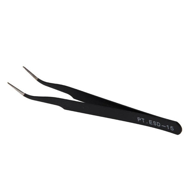 Processed in high temperature planting antistatic material Precision Tweezer Antistatic Tweezers Stainless Tweezer Model 15 GS