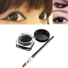 Professional Waterproof Eyeliner Shadow Eye Liner Gel+Black brush Long lasting Anne GS