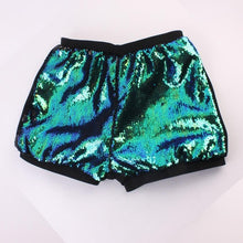 Sequins Elastic High Waist Shorts Women Slim Skinny    New Fashion Womens Shorts Pantalon Corto Mujer #63 GS