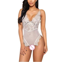 Sexy Backless Bodysuits Women  Sleeveless Lace Mesh Patchwork Deep V Neck Ladies Bodysuits Slim Black Overalls Female #43 GS