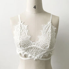 Sexy Crop Top Women Floral Lace Sheer Halter Sling Women  Top  Fashion Backless Camisole Female cropped feminino #63 GS