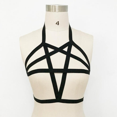 Sexy Fashion Women Ladies Halter Bondage Elastic sexy Bra Sexy Strappy Bra Bustier Crop Tops Women Ladies #23 GS