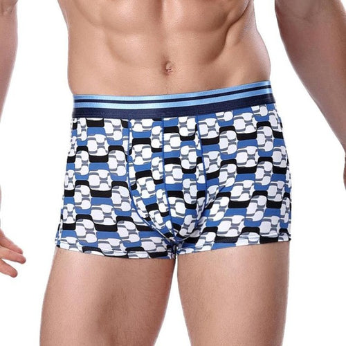 Sexy Men Underwear  New 80% Spandex 20% Modal Underwear Men Boxers Fashion Print Boxers Men Underpant Male Panties #23 GS