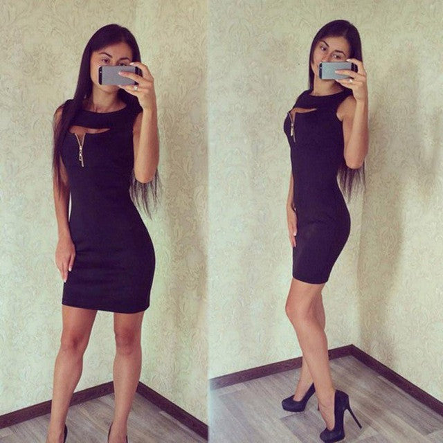 Sexy Women Dress  New vestidos mujer  Bodycon Mini Dresses Sleeveless Party Red Blue Black Dress Women Clothes vestido GS