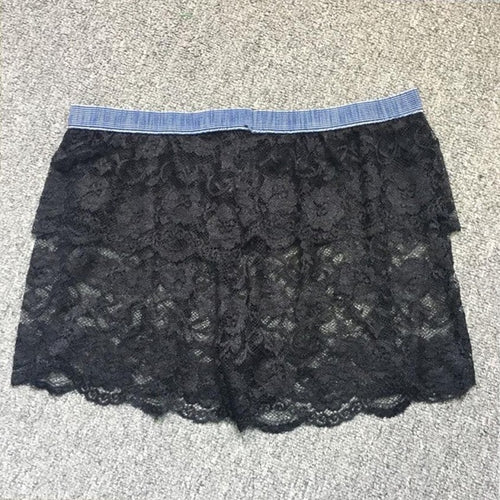 Sexy Women Lace Boyshort Panties Lingerie Hot Hollow Out Boxer Underwear Women Black White  High Quality bragas mujer #23 GS