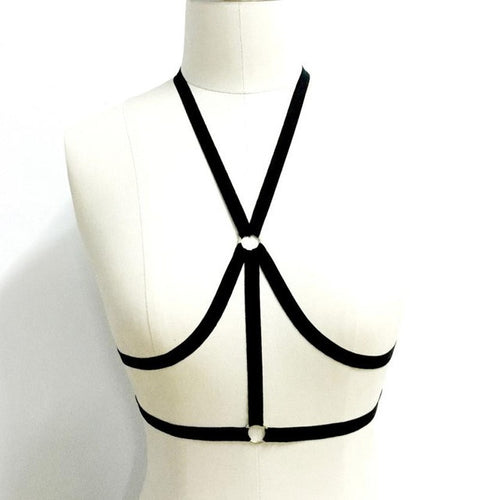 Sexy Women Ladies  Babydoll Hollow sexy Strappy Bra sexy Crop Top Bustier Tops Sexy Bras Ladies #33 GS