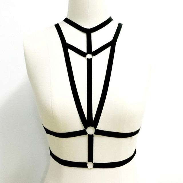 Sexy Women Lingerie Hollow bondage bra Dress Babydoll Underwear Nightwear body bra Women   Bustier#63 GS