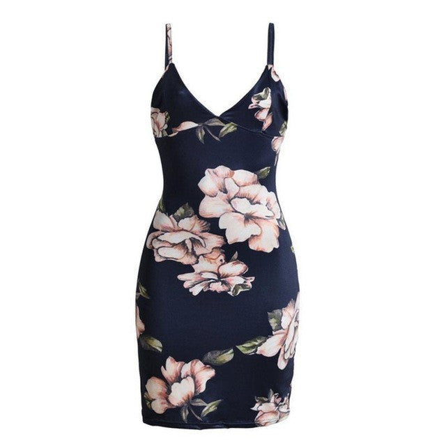 Sexy Women's  Slim Bandage Strap Dress V Neck Bodycon Evening Party Short Mini Dress Women Robe Ete Women Clothting #43 GS