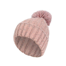 Fashion Hats For Women Solid Kintting Beanies Female Crochet Cap Hat Pompons Ball Caps Chapeu Feminino GS