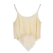 Women Sexy Crop Tops Lace Camis Tank 5Colors Crop Top Solid Women Loose Tank Top,Canotta Top Donna,Canottiere Donna GS