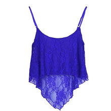 Women Sexy Crop Tops Lace Camis Tank 5Colors Crop Top Solid Women Loose Tank Top,Canotta Top Donna,Canottiere Donna GS