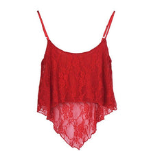Women Sexy Crop Tops Lace Camis Tank 5Colors Crop Top Solid Women Loose Tank Top,Canotta Top Donna,Canottiere Donna GS