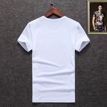 Summer  New Cool T shirts Letter Skull Diamonds t-shirt Short Sleeve Casual Plus Size tops 2250 GS