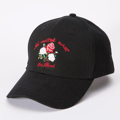 New Fashion Unisex Baseball Cap Women Flower Embroidery Snapback Hats Bone Women Hip-hop Caps Casquette 3colors #417 GS