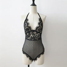 New Women Lingerie Lace Mesh Bodysuit Women Babydoll Underwear Nightwear Bodysuit Overalls mono mujer corto #43 GS