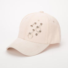 Snapback cap woman baseball cap With Steel Rings Solid baseball cap hip hop hats women snapback gorras de bisbol #63 GS