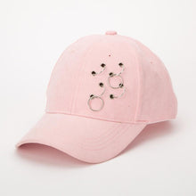 Snapback cap woman baseball cap With Steel Rings Solid baseball cap hip hop hats women snapback gorras de bisbol #63 GS