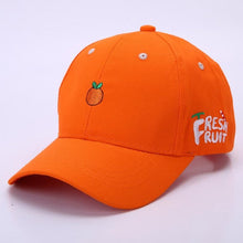 Baseball Cap Women Fruit Embroidered Candy Color Bonnets Femme Ete  Snapback Hat Women Adjustable Caps Female #63 GS