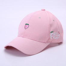 Baseball Cap Women Fruit Embroidered Candy Color Bonnets Femme Ete  Snapback Hat Women Adjustable Caps Female #63 GS