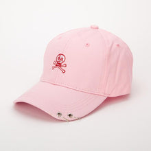 Baseball Cap Women Skull Embroidered Snapback Hat Adjustable Baseball Cap With Ring Women Hat czapki #63 GS