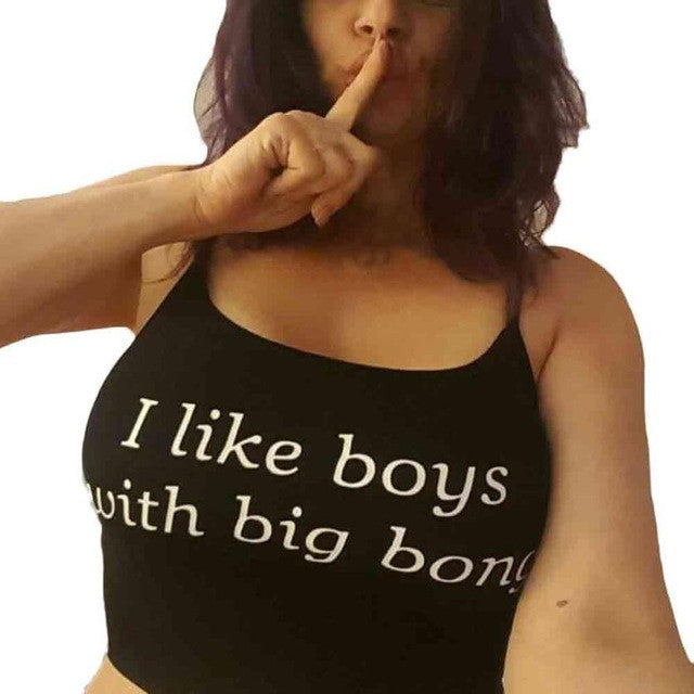 Camis Women Letter Strap Sexy Wrapped Chest Letter Print Sleeveless Short Tank Crop Top Womens #63 GS