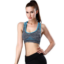 Style Fitness Bra Women Patchwork Padded Push Up Workout Bras Ladies Girla Spaghetti Straps Seamless Top Vest M L #23 GS