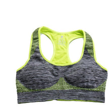 Style Fitness Bra Women Patchwork Padded Push Up Workout Bras Ladies Girla Spaghetti Straps Seamless Top Vest M L #23 GS