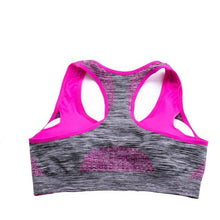 Style Fitness Bra Women Patchwork Padded Push Up Workout Bras Ladies Girla Spaghetti Straps Seamless Top Vest M L #23 GS