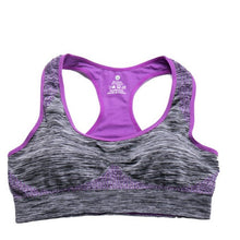 Style Fitness Bra Women Patchwork Padded Push Up Workout Bras Ladies Girla Spaghetti Straps Seamless Top Vest M L #23 GS