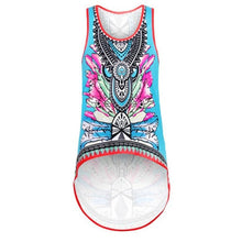 Women Bohemian Print Sleeveless Fashion Women Tops  Beach Casual Vest Irregular Tank Tops #52 GS