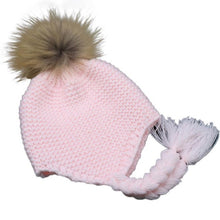 Children Cute beanies knitted wool Skullies casual Hats For Boys Girls Faux fur pompom solid cap Kids Gorros GS