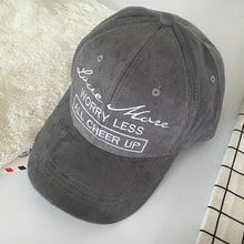 Hat For Women Men Letter Embroidery Suede Snapback Female Male Hats  Hip Hop Baseball Cap &22 GS