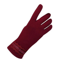 Gloves Solid Lace Cotton Gloves For Women Wrist Length fashion Mittens Gloves Female Women's Gloves Guantes GS