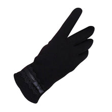 Gloves Solid Lace Cotton Gloves For Women Wrist Length fashion Mittens Gloves Female Women's Gloves Guantes GS