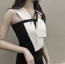 Woherb  New Fashion Woman Shirts Hollow Out Blouse Shirt Black/White Patchwork Women Bouses Woman Tops Plus Size 72740 GS
