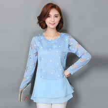 Woherb Casual Chiffon Tops  Short Sleeves O-neck Long Shirts Printing Patchwork Women Summer Blouses Plus Size 4XL 33102 GS