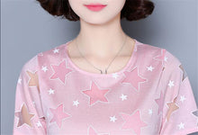 Woherb Casual Chiffon Tops  Short Sleeves O-neck Long Shirts Printing Patchwork Women Summer Blouses Plus Size 4XL 33102 GS