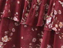 Woherb Floral Print Chiffon Blouses New  Fashion Summer Spring Ruffles Blouse Casual Ladies Blusas Women Tops Plus Size 2770 GS